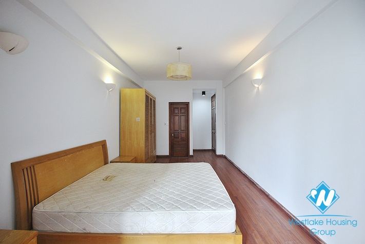 Spacious two bedroom apartment with lake view for rent on Nhat Chieu