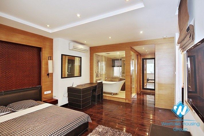 High quality and modern serviced apartment for rent in Tay Ho area, Ha Noi