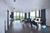Brand new and lake view 3 beds apartment for rent in Tay Ho area