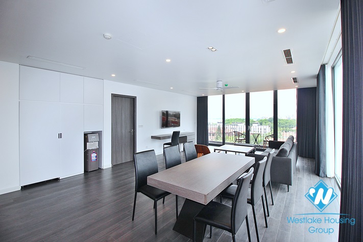 Brand new and lake view 3 beds apartment for rent in Tay Ho area