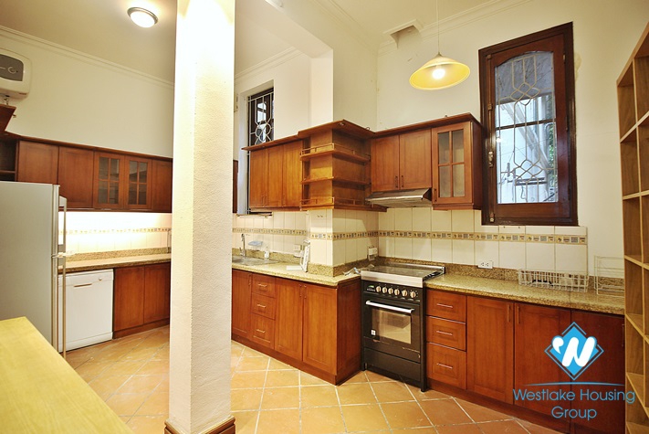 A big villa with garden and swimming pool for rent in Tay ho, Hanoi