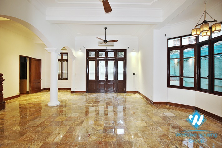 A big villa with garden and swimming pool for rent in Tay ho, Hanoi