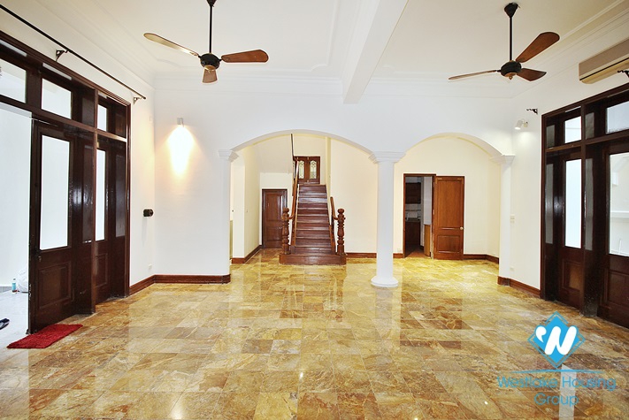 A big villa with garden and swimming pool for rent in Tay ho, Hanoi