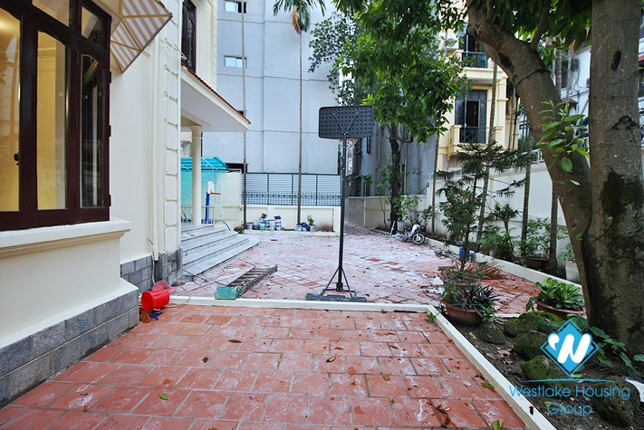 A big villa with garden and swimming pool for rent in Tay ho, Hanoi