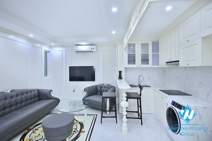 Renovated 2 beds apartment with lake view for rent in Xuan Dieu, Tay Ho