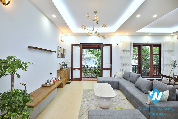 Lovely French villa for rent on To Ngoc Van, Tay Ho