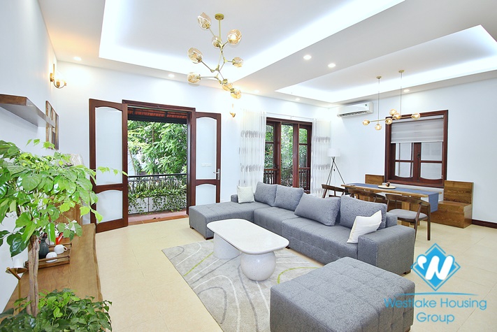 Lovely French villa for rent on To Ngoc Van, Tay Ho