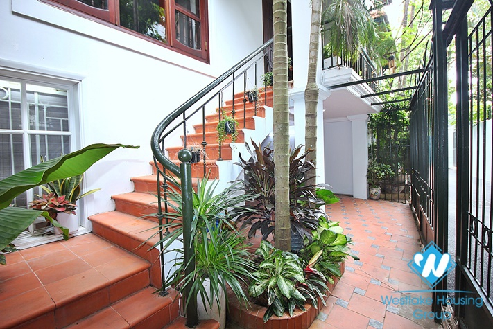 Lovely French villa for rent on To Ngoc Van, Tay Ho
