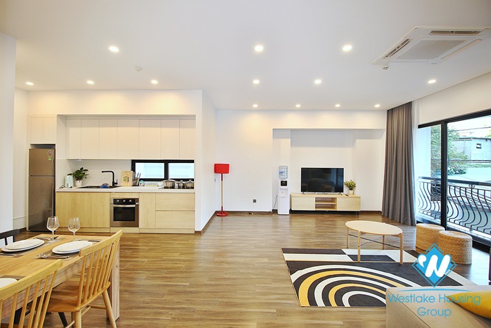 Spacious 2 beds apartment for rent in Tu Hoa area, Tay Ho