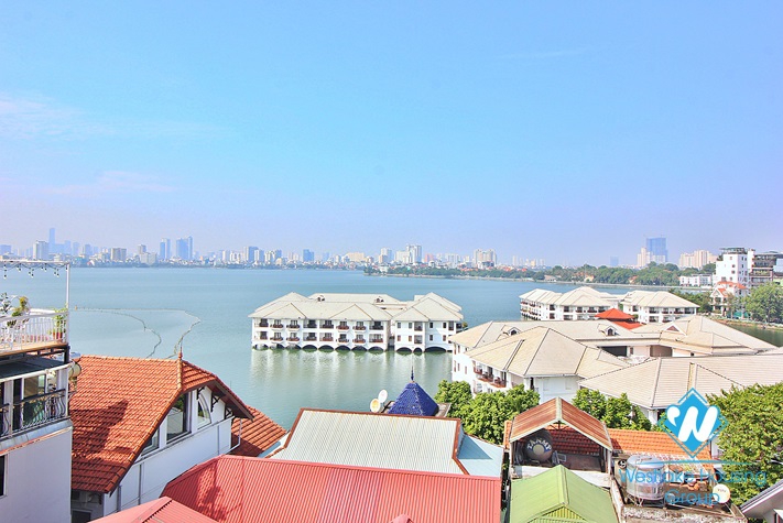 Lakeview and brandnew 3 beds apartment for rent in Tu Hoa area, Tay Ho