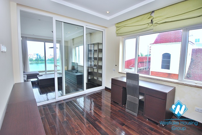 High quality and modern serviced apartment for rent in Tay Ho area, Ha Noi