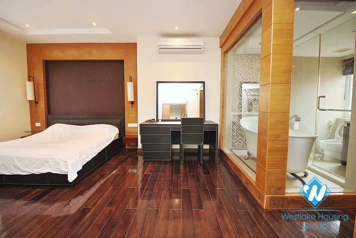 High quality and modern serviced apartment for rent in Tay Ho area, Ha Noi