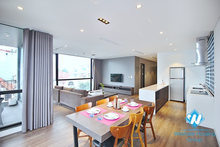 Beautiful and modern apartment for rent in To Ngoc Van st, Tay Ho district 