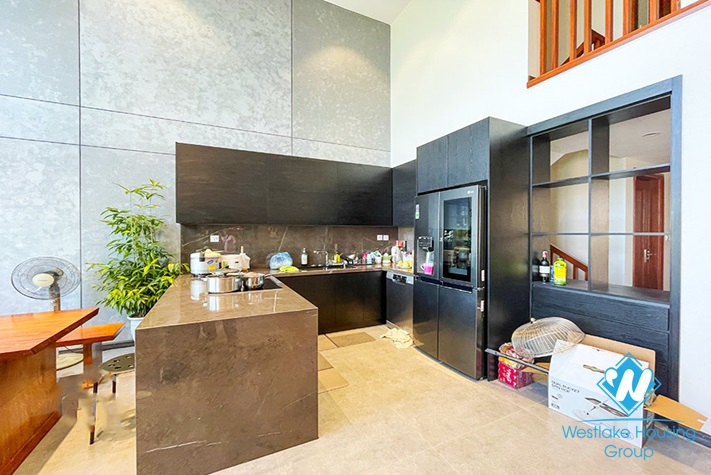 A brand new duplex in An Duong Vuong with river view for rent 