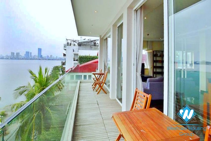 High quality and modern serviced apartment for rent in Tay Ho area, Ha Noi