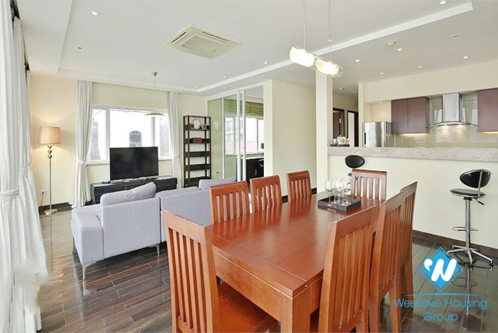 High quality and modern serviced apartment for rent in Tay Ho area, Ha Noi