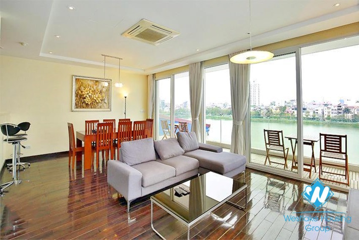High quality and modern serviced apartment for rent in Tay Ho area, Ha Noi