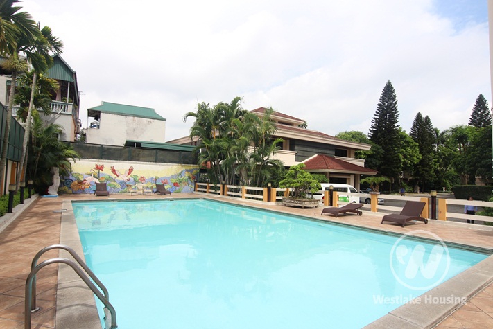 Bright, Quiet with nice design apartment for rent in Tay Ho District 