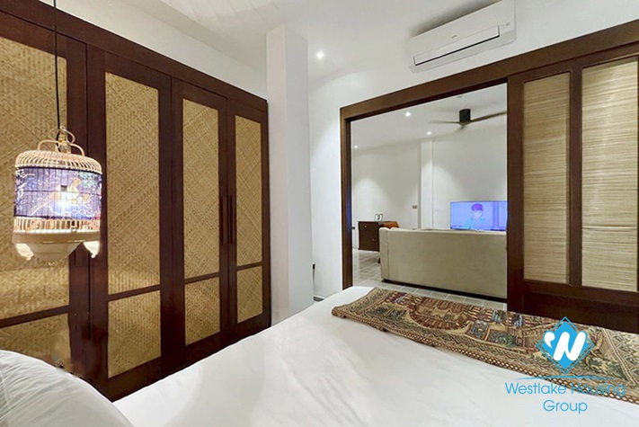 Ground floor one bedroom apartment for rent in Dang Thai Mai area, Tay Ho