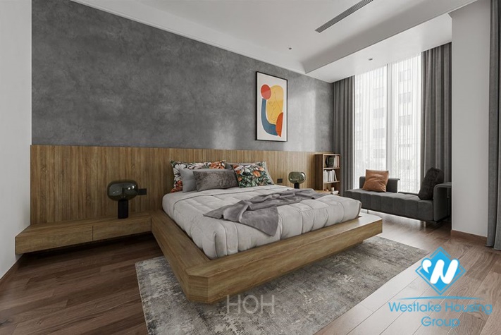 Modern house with full furnished for rent in Dang Thai Mai st, Tay Ho District 