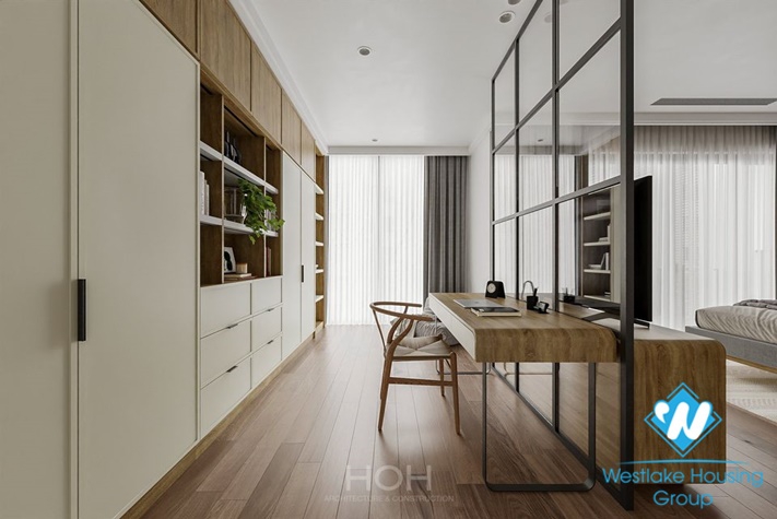 Modern house with full furnished for rent in Dang Thai Mai st, Tay Ho District 