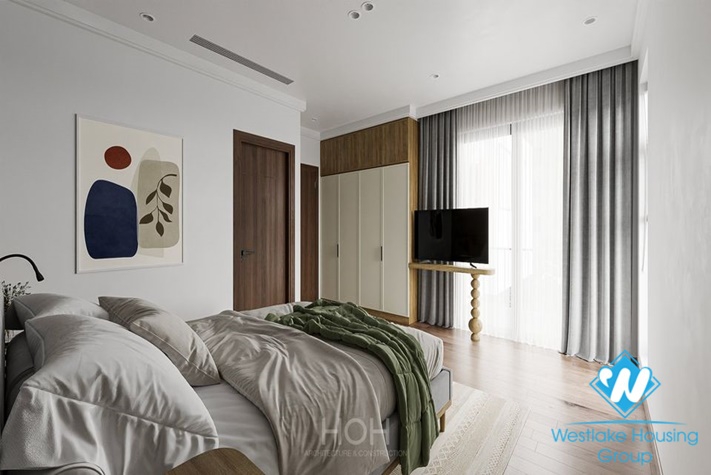 Modern house with full furnished for rent in Dang Thai Mai st, Tay Ho District 