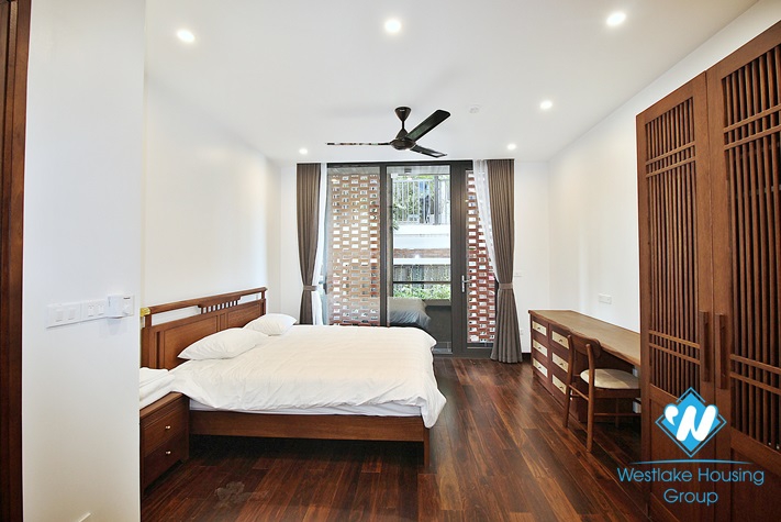 Brand new and Japanese style 3 beds apartment for rent in Dang Thai Mai area, Tay Ho