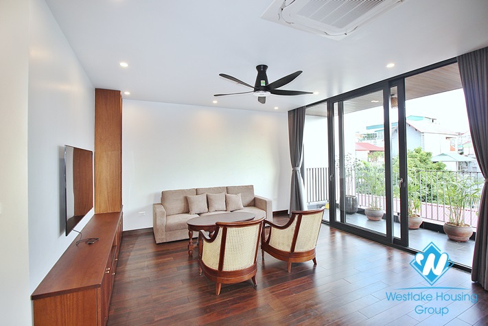 Brand new and Japanese style 3 beds apartment for rent in Dang Thai Mai area, Tay Ho