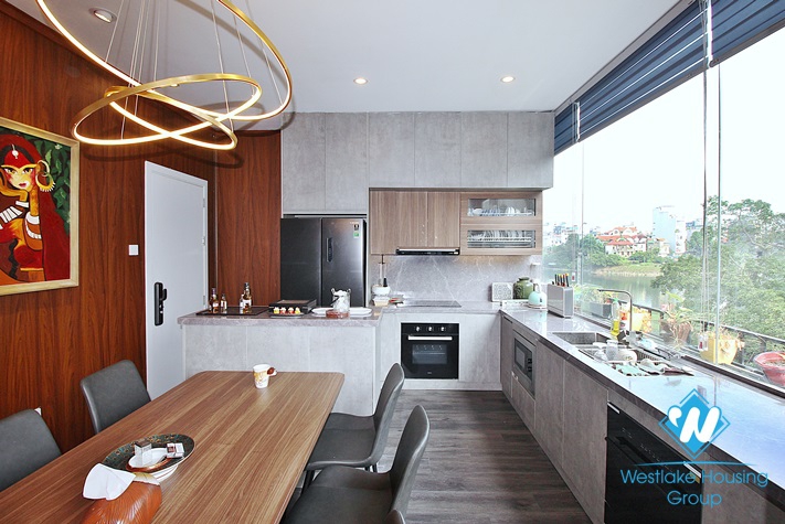 A pretty 1 bedroom duplex apartment for rent in To Ngoc Van st, Tay Ho