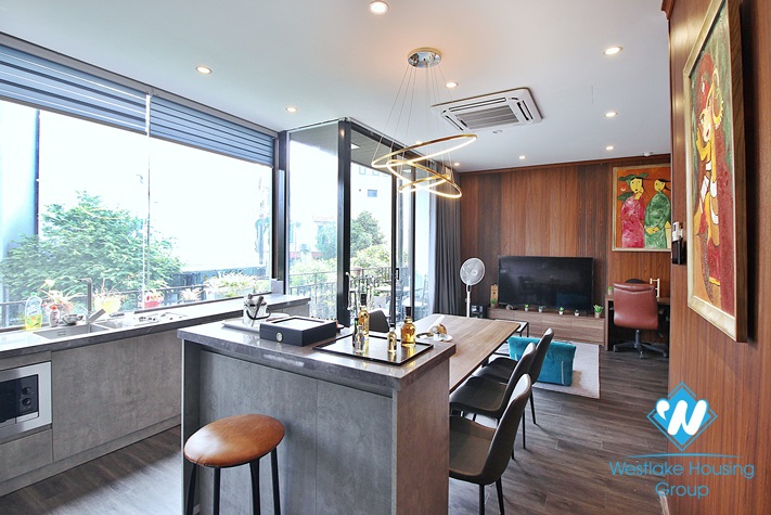 A pretty 1 bedroom duplex apartment for rent in To Ngoc Van st, Tay Ho