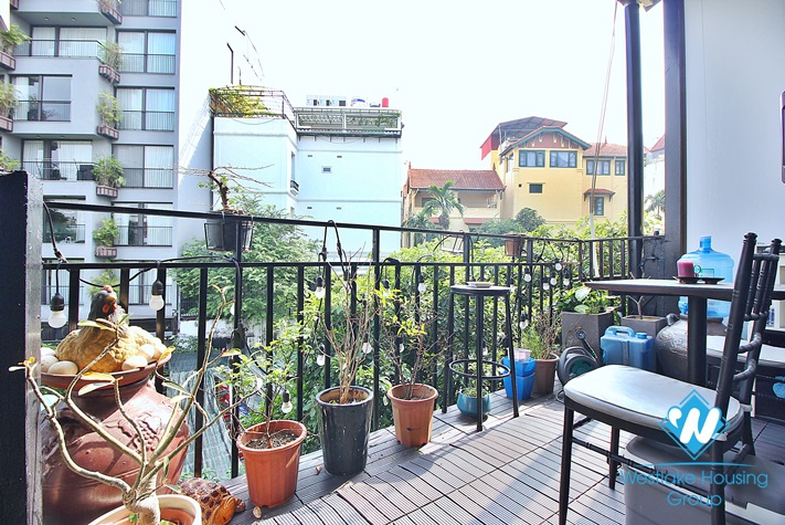 A pretty 1 bedroom duplex apartment for rent in To Ngoc Van st, Tay Ho