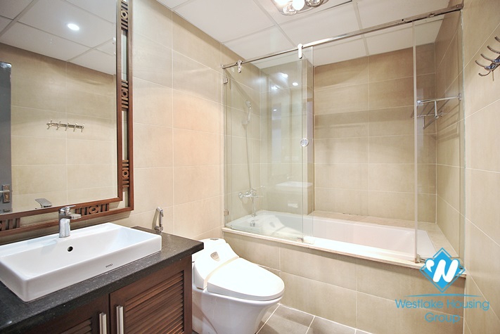 High floor 03 bedrooms apartment for rent in To Ngoc Van Street, Tay Ho, Hanoi