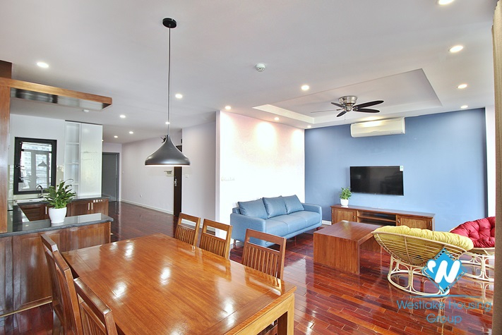 High floor 03 bedrooms apartment for rent in To Ngoc Van Street, Tay Ho, Hanoi
