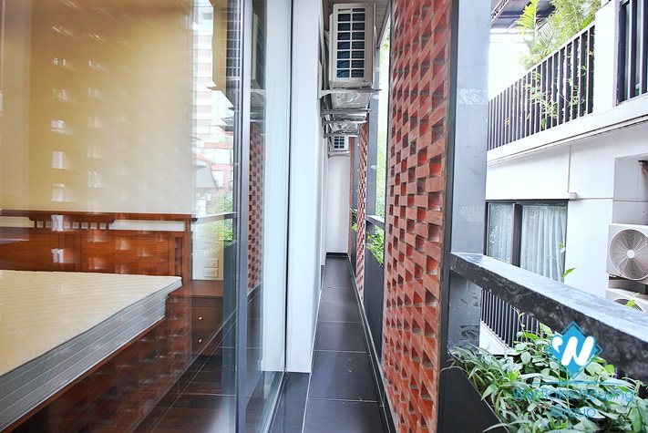 Brand new and Japanese style 3 beds apartment for rent in Dang Thai Mai area, Tay Ho