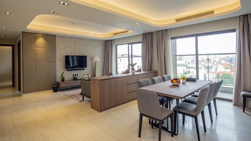 Modern 4 bedrooms apartment in Tay Ho District for rent