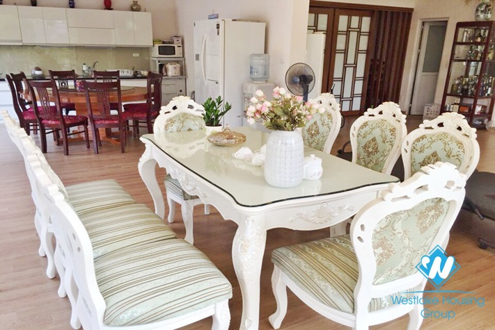 Beautiful house with garden for rent in An duong, Tay ho