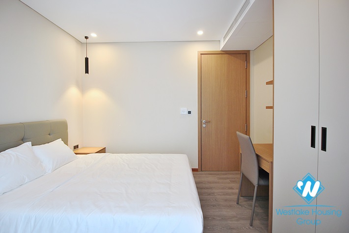 Morden and high floor 3 beds apartment for rent in Tay Ho area