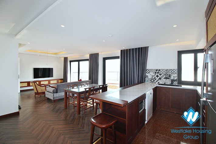 Apartment in Tay Ho on the lake with large terrace