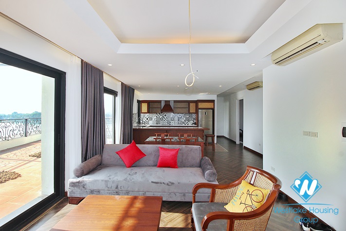 Apartment in Tay Ho on the lake with large terrace