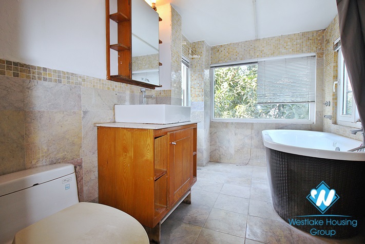 A calm, lovely house on An Duong for rent
