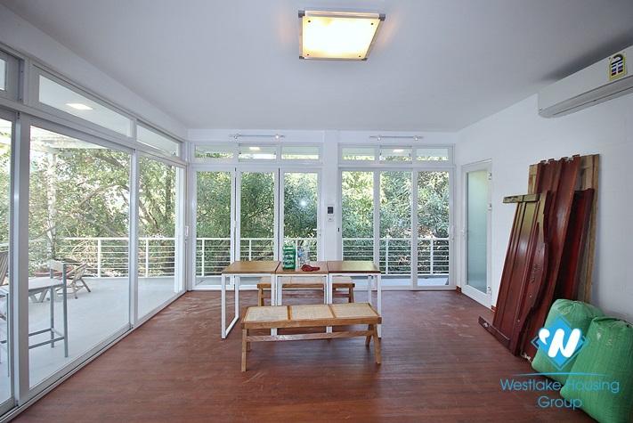 Apartment with 03 bedrooms and lakeview for rent in Tay Ho, Hanoi.