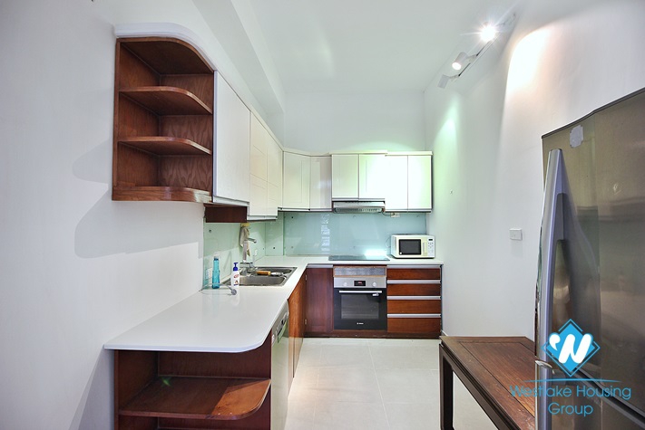 Apartment with 03 bedrooms and lakeview for rent in Tay Ho, Hanoi.