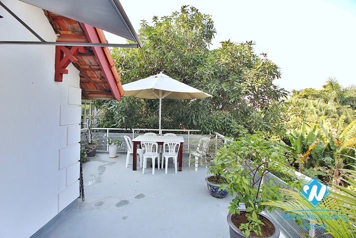 Apartment with 03 bedrooms and lakeview for rent in Tay Ho, Hanoi.