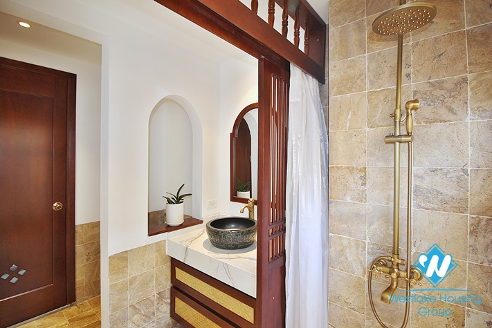 Japanese style 01 bedroom apartment for rent in Tay Ho, Ha Noi