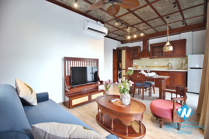 Japanese style 01 bedroom apartment for rent in Tay Ho, Ha Noi