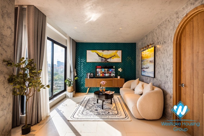Spacious 2 bedroom aparment with lakeview for rent in Tay Ho area.