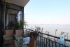 Lake view 02 bedrooms and 01 working room for rent in Quang Khanh st, Tay Ho District 