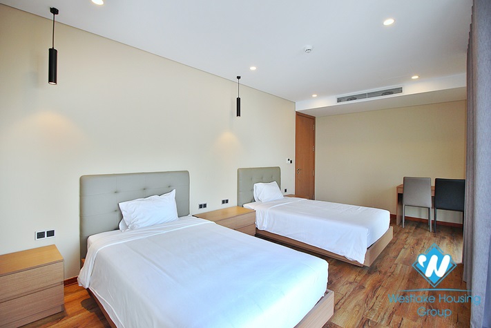 High floor and morden 3 beds apartment for rent in Tay Ho