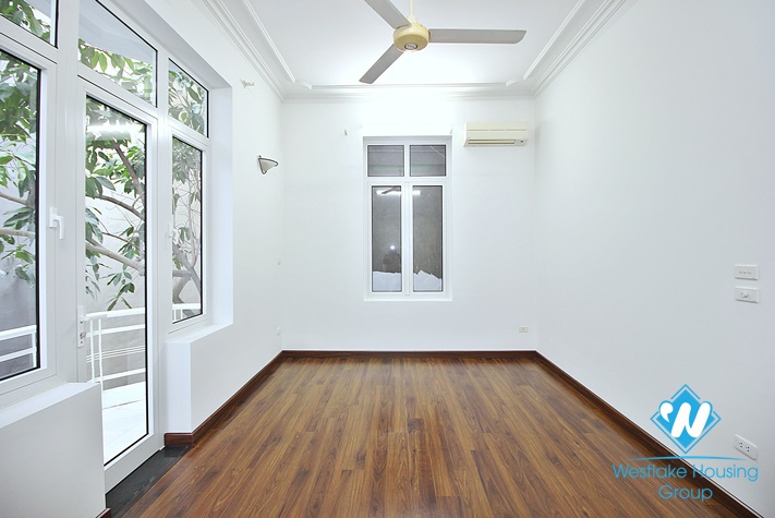 Unfurnished house with big yard for rent in To Ngoc Van st, Tay Ho