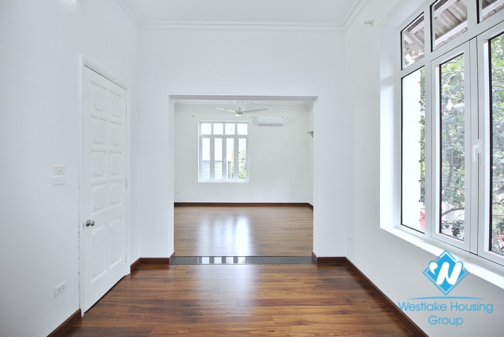 Unfurnished house with big yard for rent in To Ngoc Van st, Tay Ho